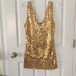 Gold Sequence Dress